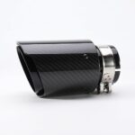Carbon Fiber Exhaust Tip 2.5 to 3.5 Gloss Black Muffler Tip - Image 7