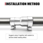 Universal 2.5" to 3" Exhaust Pipe Adapter | Performance Reducer Connector with Clamp - Image 4