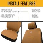 Carhartt Black Duck Canvas Waterproof Seat Cover | Durable Rain Defender Protection - Image 3