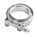 AotoKoop 3.5" Stainless Steel V-Band Clamp Kit Exhaust Turbo Flange - Image 3