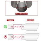 Upower Chrome Exhaust Tip 2.5" to 3"x5.5" Square Diesel Pipe 9" - Image 3