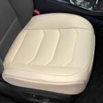 BOPUOVRE Luxury PU Leather Car Seat Cover Anti-Slip Universal Fit Beige - Image 2