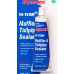 Dynatex 49411 Muffler and Tailpipe Sealant, Slight Odor, 32 to 40 Degree F, 4.5 oz Carded Tube, Red