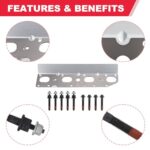 5.7L HEMI Exhaust Manifold Gasket Kit Dodge Ram Jeep 2009-2020 - Image 4