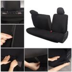 Ultimate Black Rear Bench Seat Cover - Universal Fit for Cars, Trucks & SUVs - Image 6