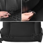 Universal Leather Car Seat Covers w/ Pocket, Waterproof & Anti-Slip Protection - Image 5