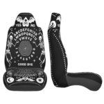 Gothic Skeleton Ouija Board Car Seat Covers - Universal Fit SUV Truck Van - Image 6