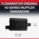 Flowmaster 40 Series Muffler: Aggressive Sound, High-Performance Exhaust for Muscle Cars - Image 8