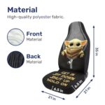 Baby Alien Star Movie Car Seat Covers 2PC Front Bucket SUV Truck Gift - Image 4