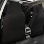 Carbon Fiber Mesh Sport Bucket Seat Covers Black High Back 2 Front - Image 6