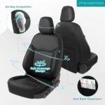 Ford Maverick Seat Covers 2022-2025 Custom Fit Waterproof Leather Black - Image 3