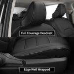 Toyota Camry Seat Covers 2025-2026 Waterproof Leather Full Set Black SUV Truck - Image 2