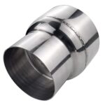 Atokrtact 3"ID to 4"OD Exhaust Pipe Reducer Adapter 304 Stainless Steel for Universal Car Connector (3"ID - 4"OD)