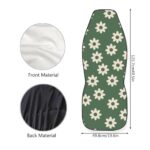 Boho Floral Car Seat Covers: Breathable Green Hippie Front Seat Cushions (2pk) - Image 7