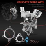 A-Premium Turbocharger Kit for Ford Explorer Taurus Flex 3.5L Left Right Set with Wastegate - Image 2