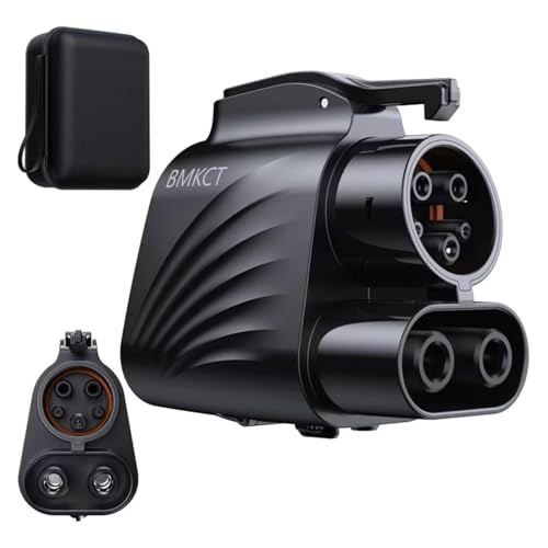 BMKCT NACS to CCS1 Charging Adapter, 2025 Upgraded Max 500A BMKCT NACS to CCS1 Charging Adapter, 2025 Upgraded Max 500A 250KW, Fit for Tesla to CCS Adapter Compatible with Tesla Supercharger V3/V4 Station,Fit for Ford EVs,Fit for Rivian EVs,GM EVs