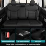 Ford Maverick Seat Covers 2022-2025 Custom Fit Waterproof Leather Black - Image 5