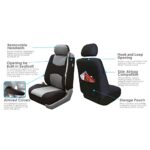 Gray Universal Bucket Seat Cover - Airbag Safe SUV & Van Protection - Image 5