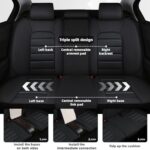 Cadillac Escalade Seat Covers 2008-2024 Waterproof Airbag Safe Black
Length: 74 characters - Image 4