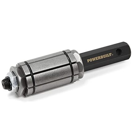 Powerbuilt Small Tailpipe Expander – 1-1/8" to 1-3/4" Exhaust Pipe Expander Tool for Rounding Pipe Ends and Removing Clamp Grooves – Alloy Steel Construction – 940377