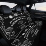 Witchcraft Magic Gothic Seat Covers | Stretchy Truck SUV Rear Bench Protector - Image 4