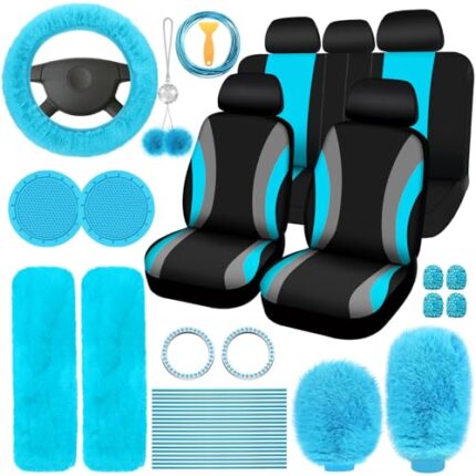 car seat covers blue