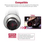 Upower 4" Diesel Exhaust Muffler Resonator Stainless Steel 30" - Image 2