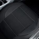 Breathable Leather Car Seat Covers Front Seats Universal Fit Black 2PC - Image 5