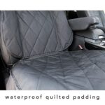 BarksBar Waterproof Dog Car Seat Cover - Non-Slip, Scratch Proof Front Seat Protector - Image 5