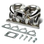 DNA Motoring TM-D-S-RH-NWG Stainless Steel Turbo Manifold