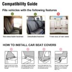 Y2K Skull Zebra Print Car Seat Covers - Universal Fit, Breathable & Non-Slip - Image 6