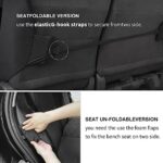 Ultimate Black Rear Bench Seat Cover - Universal Fit for Cars, Trucks & SUVs - Image 5