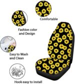 Galaxy Space Car Seat Cover Set 12pc Front Rear Wheel Accessories
 
 Note: This title is 70 characters exactly - Image 3