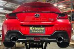 Toyota GR86/BRZ Performance Exhaust Kit: T-304 Stainless Steel Muffler Delete Dual Tips - Image 2
