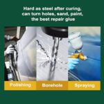 Heavy Duty Metal Glue Waterproof Adhesive for Steel Iron 1.76oz - Image 6