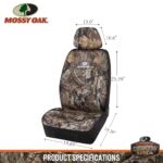 Mossy Oak Camo Seat Covers: Universal Fit, Rip-Stop, Airbag Safe Bucket Seats - Image 7