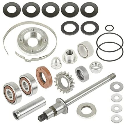 Zieichy 16 Tooth Supercharger Rebuild Kit, Supercharger Gaskets Seal Kit Car Accessories Compatible with Sea-Doo RXP GTX RXT GTR 215 255 260 2004-2016,Repace 420881101 Turbine Repair Kit