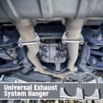 Heavy Duty Exhaust U Bolt Clamp Set - 4 Pack, Muffler Pipe Hanger Clip - Image 6