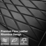 Universal Leather Car Seat Covers w/ Pocket, Waterproof & Anti-Slip Protection - Image 2