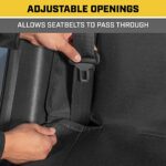 Cat Heavy-Duty Seat Cover: Waterproof Black Rear Bench Protector for Cars & Trucks - Image 5