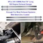 ```
16PC Heavy Duty Exhaust Hanger Kit 10mm Rod Muffler Mount Set
``` - Image 5
