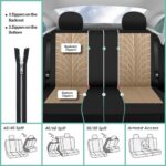 Premium Beige Universal Fit Car Seat Covers | Full Set, Washable, Airbag Safe SUV/Sedan - Image 7