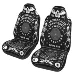 Gothic Skeleton Ouija Board Car Seat Covers - Universal Fit SUV Truck Van - Image 2
