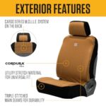 Carhartt Black Duck Canvas Waterproof Seat Cover | Durable Rain Defender Protection - Image 2