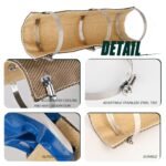 2 Set 12x6 Titanium Exhaust Heat Shield 1350°F Motorcycle Pipe - Image 5