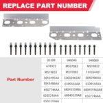 5.7L HEMI Exhaust Manifold Gasket Kit Dodge Ram Jeep 2009-2020 - Image 2
