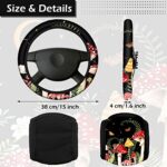 Mushroom Car Seat Covers Set: 17pc Full Protection Decor for Men & Women - Image 5