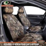Mossy Oak Camo Seat Covers: Universal Fit, Rip-Stop, Airbag Safe Bucket Seats - Image 2