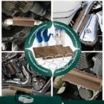 2 Set 12x6 Titanium Exhaust Heat Shield 1350°F Motorcycle Pipe - Image 6