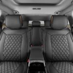 Premium Faux Leather Car Seat Covers | Full Set | Semi-Custom Fit | Durable Black - Image 2